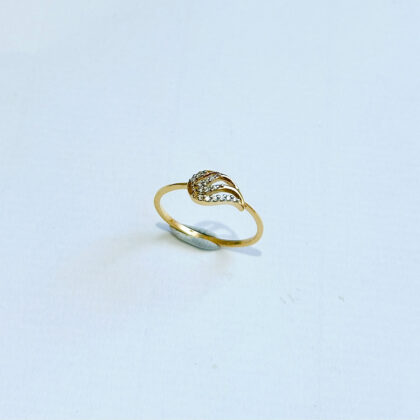 Diamond Studded Gold Rings