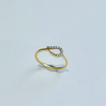 Diamond Studded Gold Rings