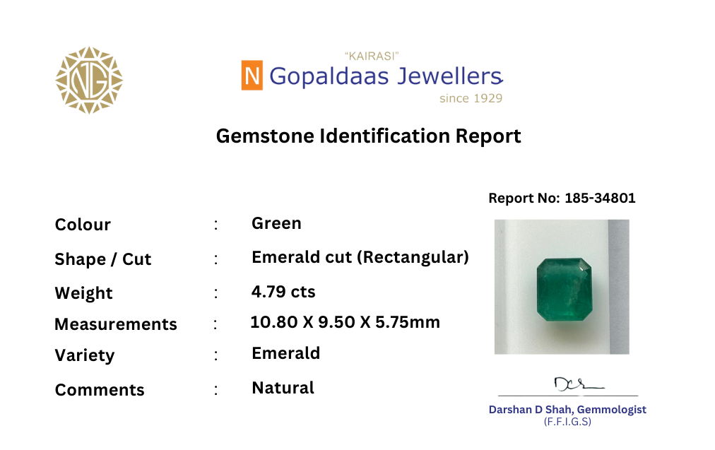 185-34801 - N Gopaldaas Jewellers
