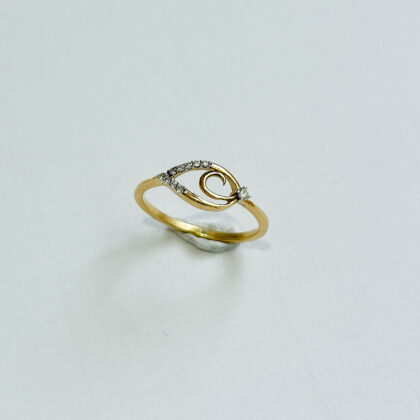 Diamond Studded Gold Rings