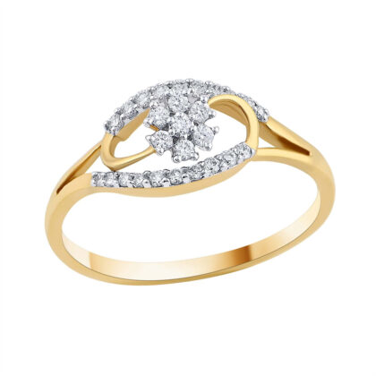 Diamond Studded Gold Rings