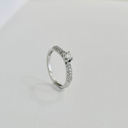 Diamond Studded Gold Rings