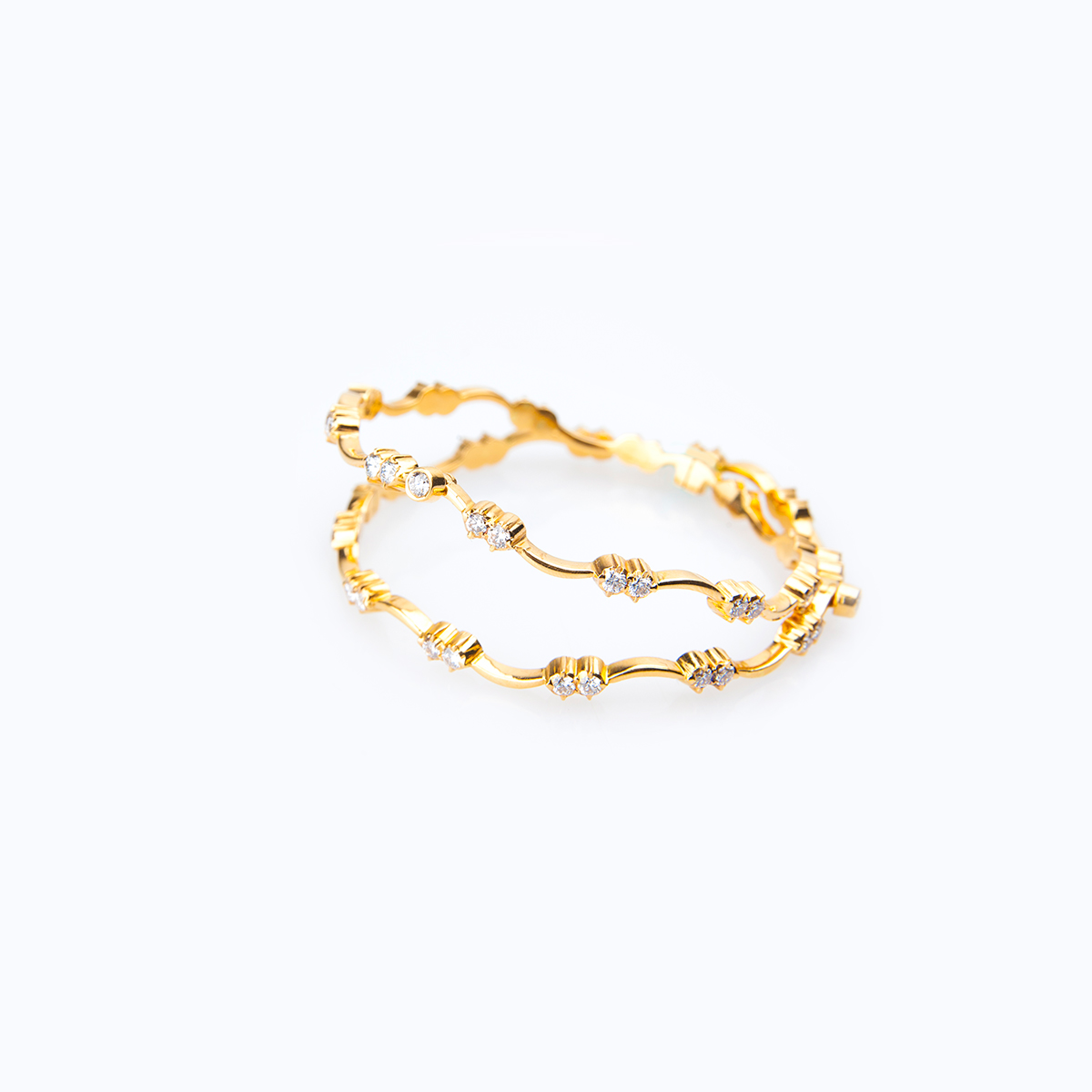BR1569-2.10 Daily Wear One Gram Gold Bangles For Ladies