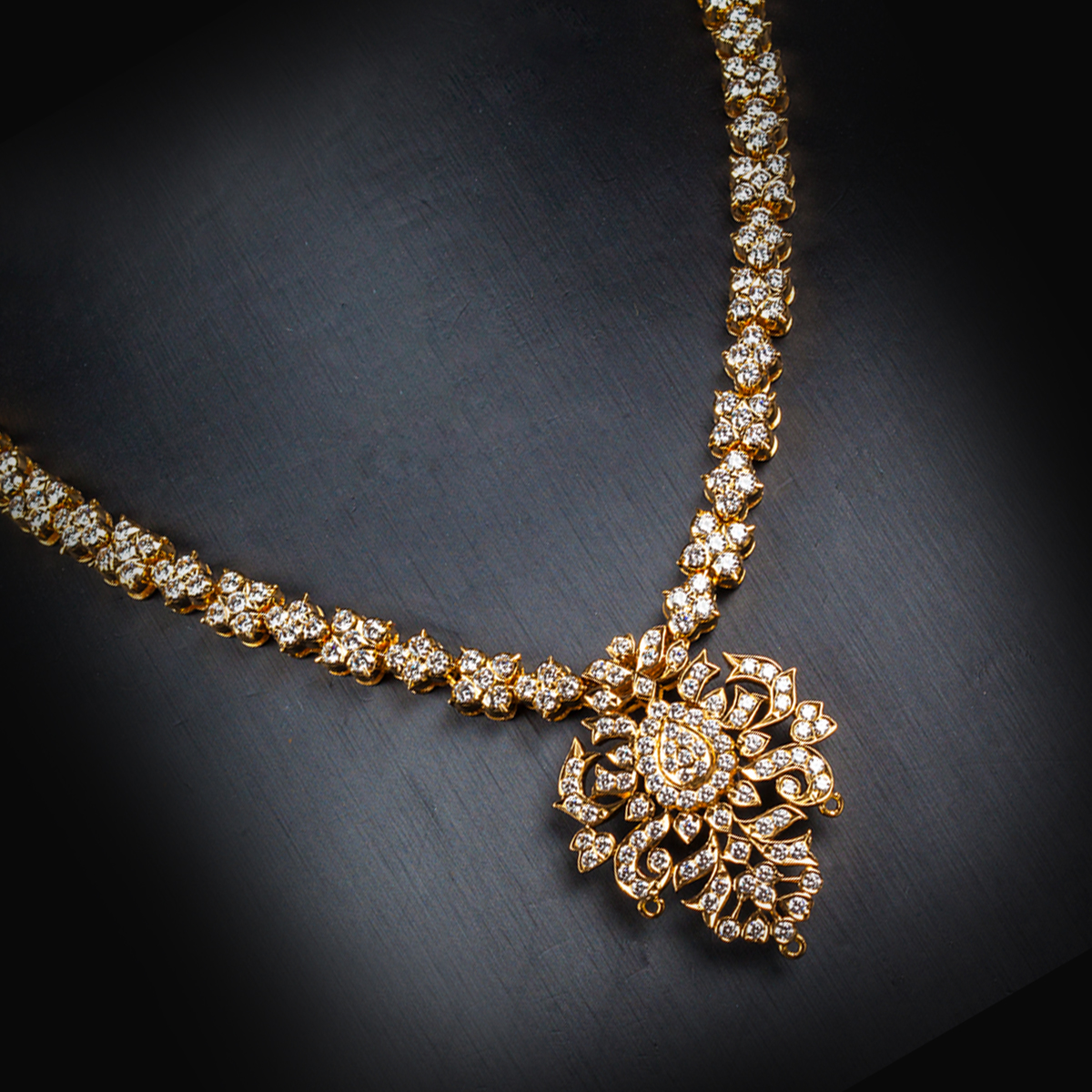 Traditional Long Necklace - N Gopaldaas Jewellers