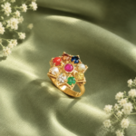 Diamond Studded Gold Rings, N Gopaldaas Jewellers Dubai