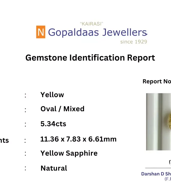 Yellow Sapphire