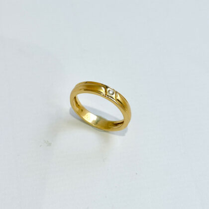 Diamond Studded Gold Rings