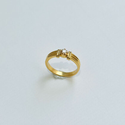 Diamond Studded Gold Rings