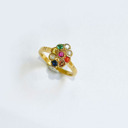 Diamond Studded Gold Rings