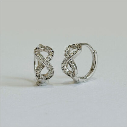 Diamond Studded Gold Earrings