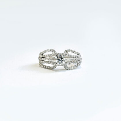 Diamond Studded Gold Rings