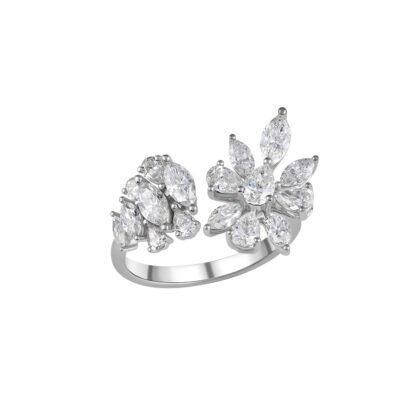Diamond Studded Gold Rings
