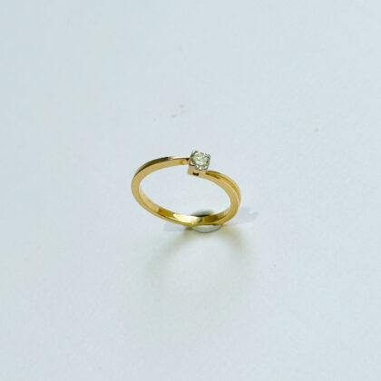 Diamond Studded Gold Rings