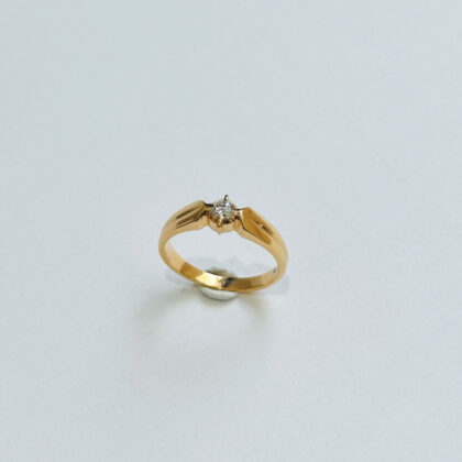 Diamond Studded Gold Rings