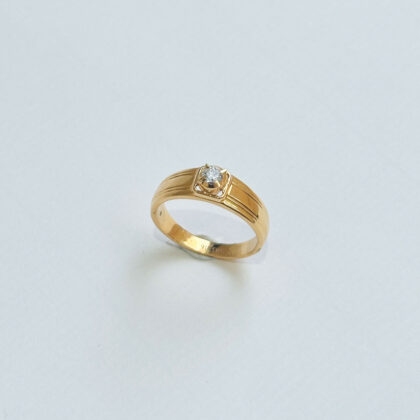 Diamond Studded Gold Rings