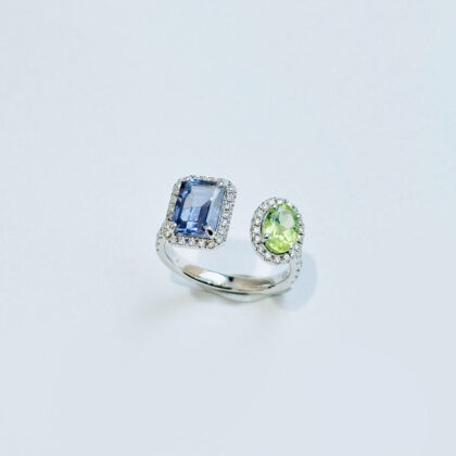 Diamond Studded Gold Rings