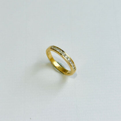 Diamond Studded Gold Rings