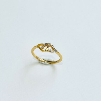 Diamond Studded Gold Rings