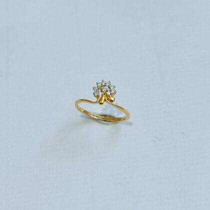 Diamond Studded Gold Rings