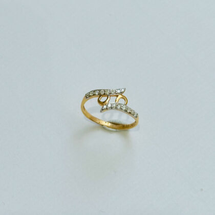 Diamond Studded Gold Rings