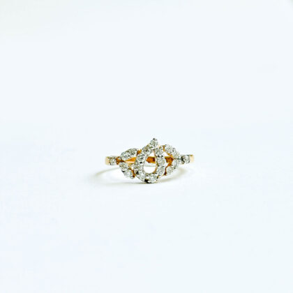 Diamond Studded Gold Rings