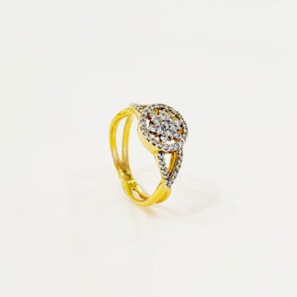 Diamond Studded Gold Rings