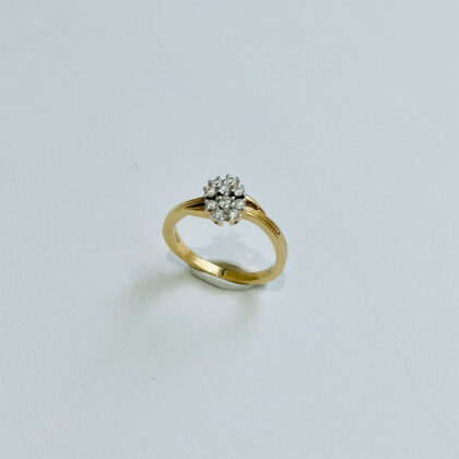 Diamond Studded Gold Rings